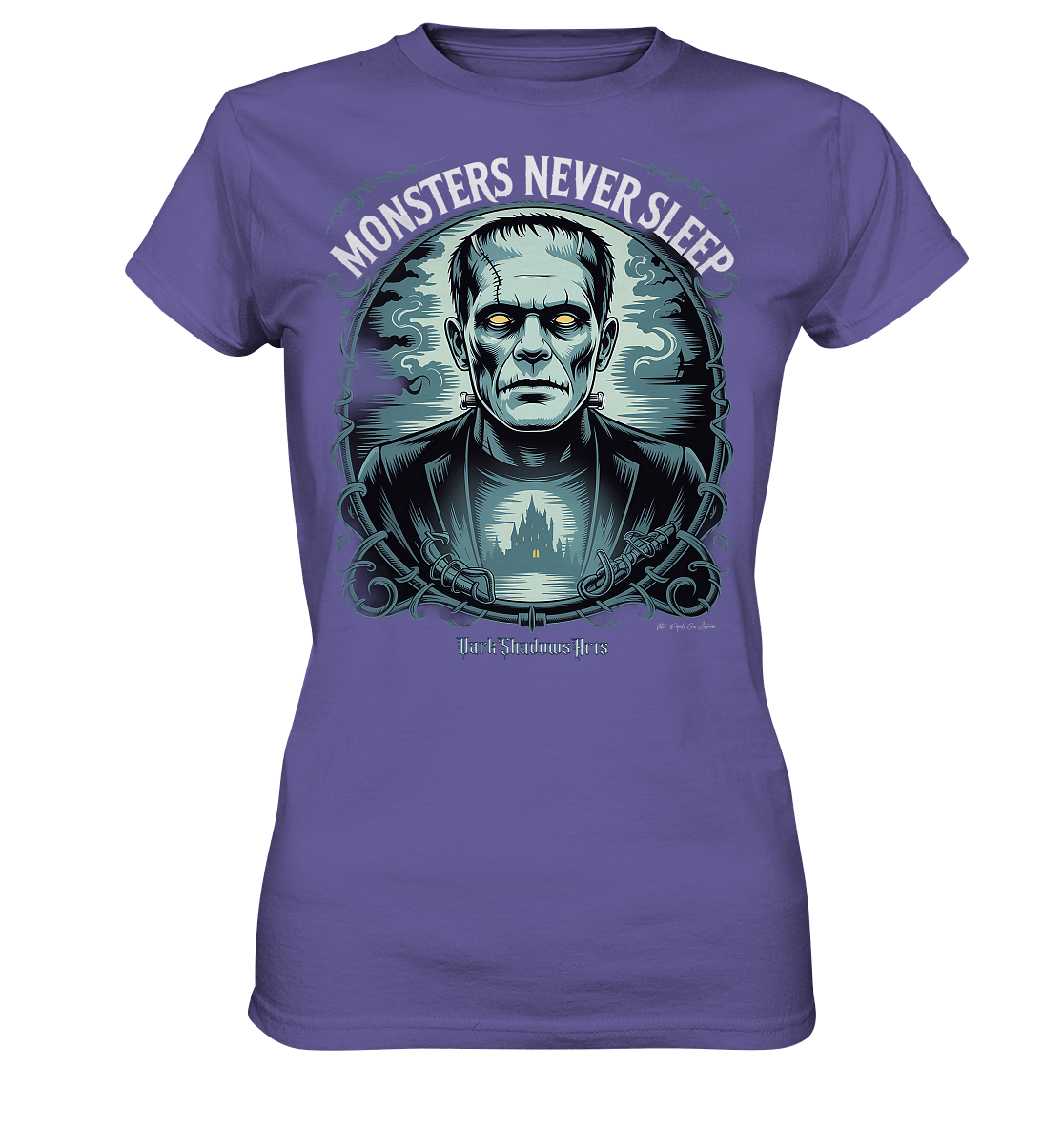 Monsters Never Sleep – Die Ewigkeit der Angst - Ladies Premium Shirt | Lady - Shirts | Dark Shadows Arts