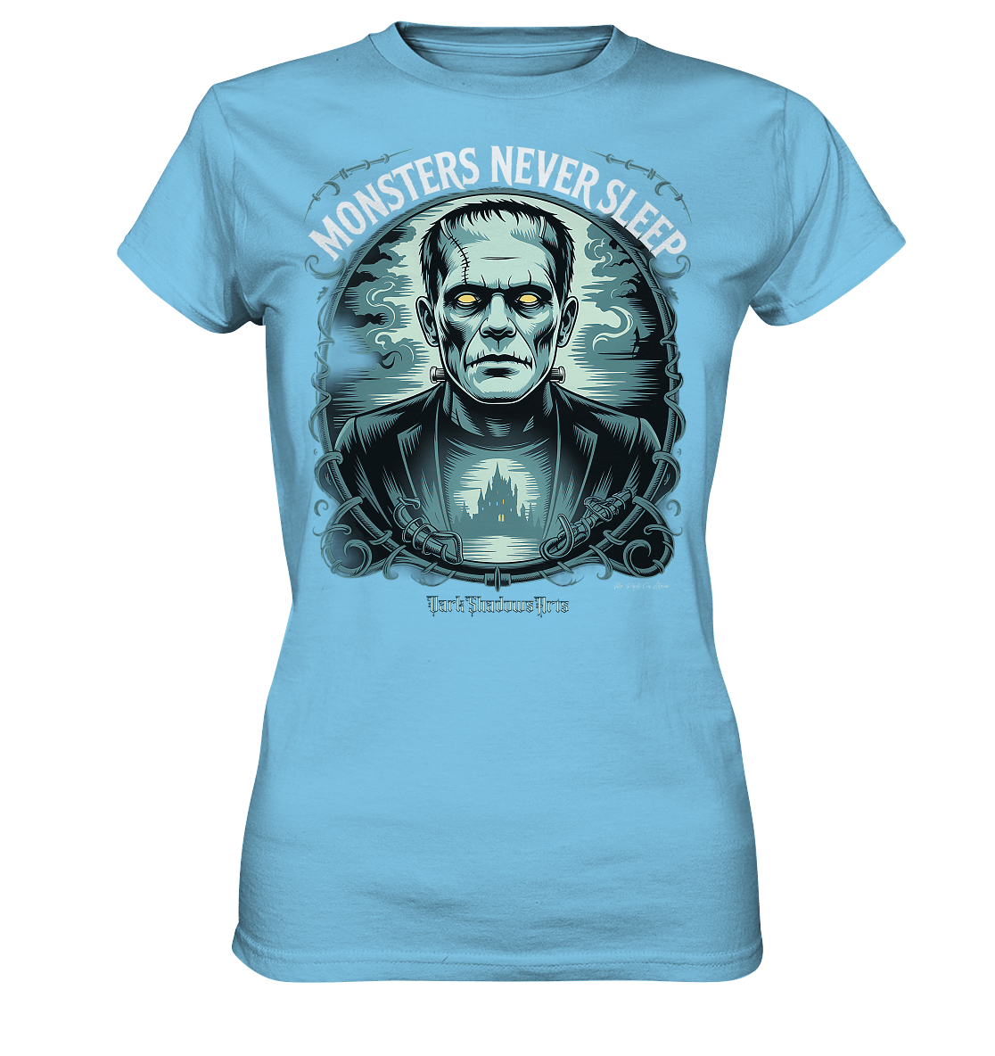 Monsters Never Sleep – Die Ewigkeit der Angst - Ladies Premium Shirt | Lady - Shirts | Dark Shadows Arts