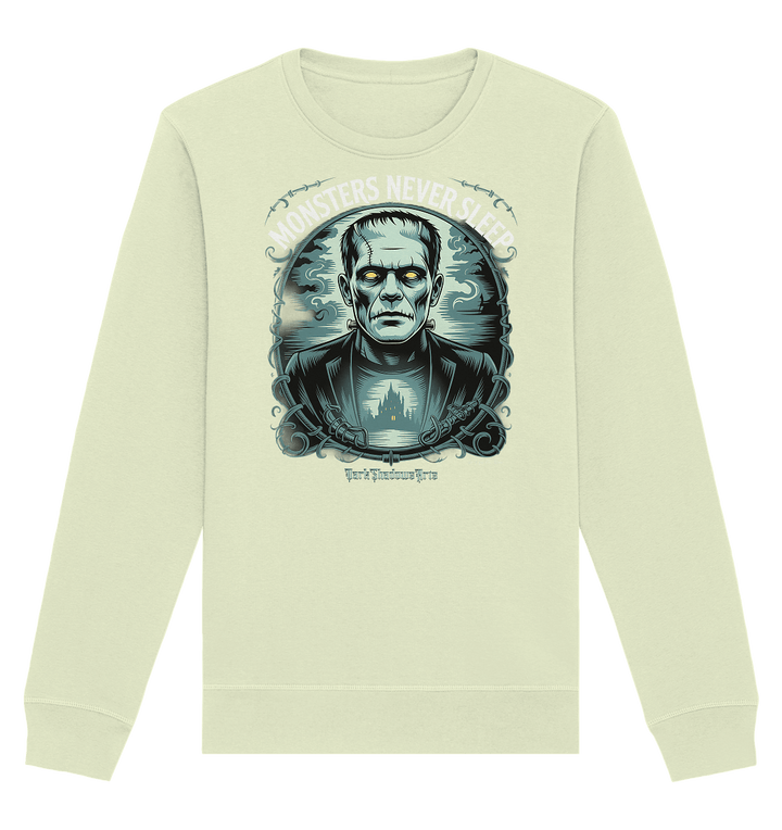 Monsters Never Sleep – Die Ewigkeit der Angst - Organic Basic Unisex Sweatshirt | Sweatshirts | Dark Shadows Arts