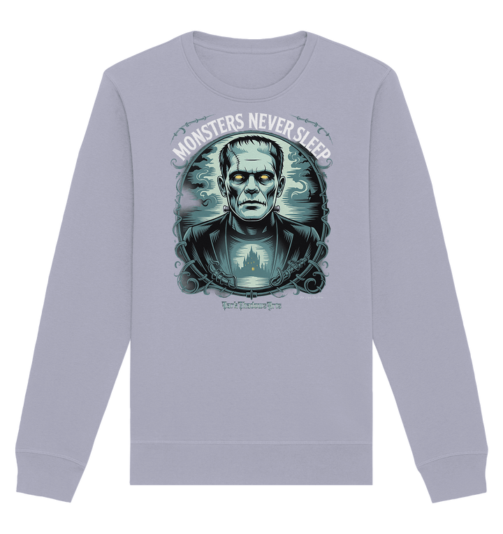 Monsters Never Sleep – Die Ewigkeit der Angst - Organic Basic Unisex Sweatshirt | Sweatshirts | Dark Shadows Arts