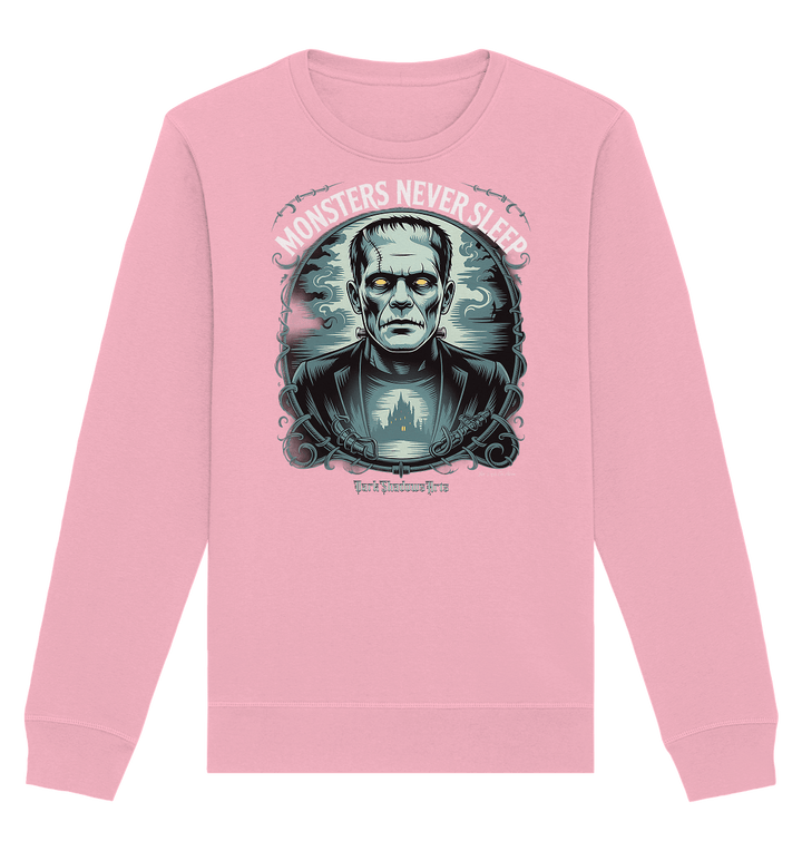 Monsters Never Sleep – Die Ewigkeit der Angst - Organic Basic Unisex Sweatshirt | Sweatshirts | Dark Shadows Arts