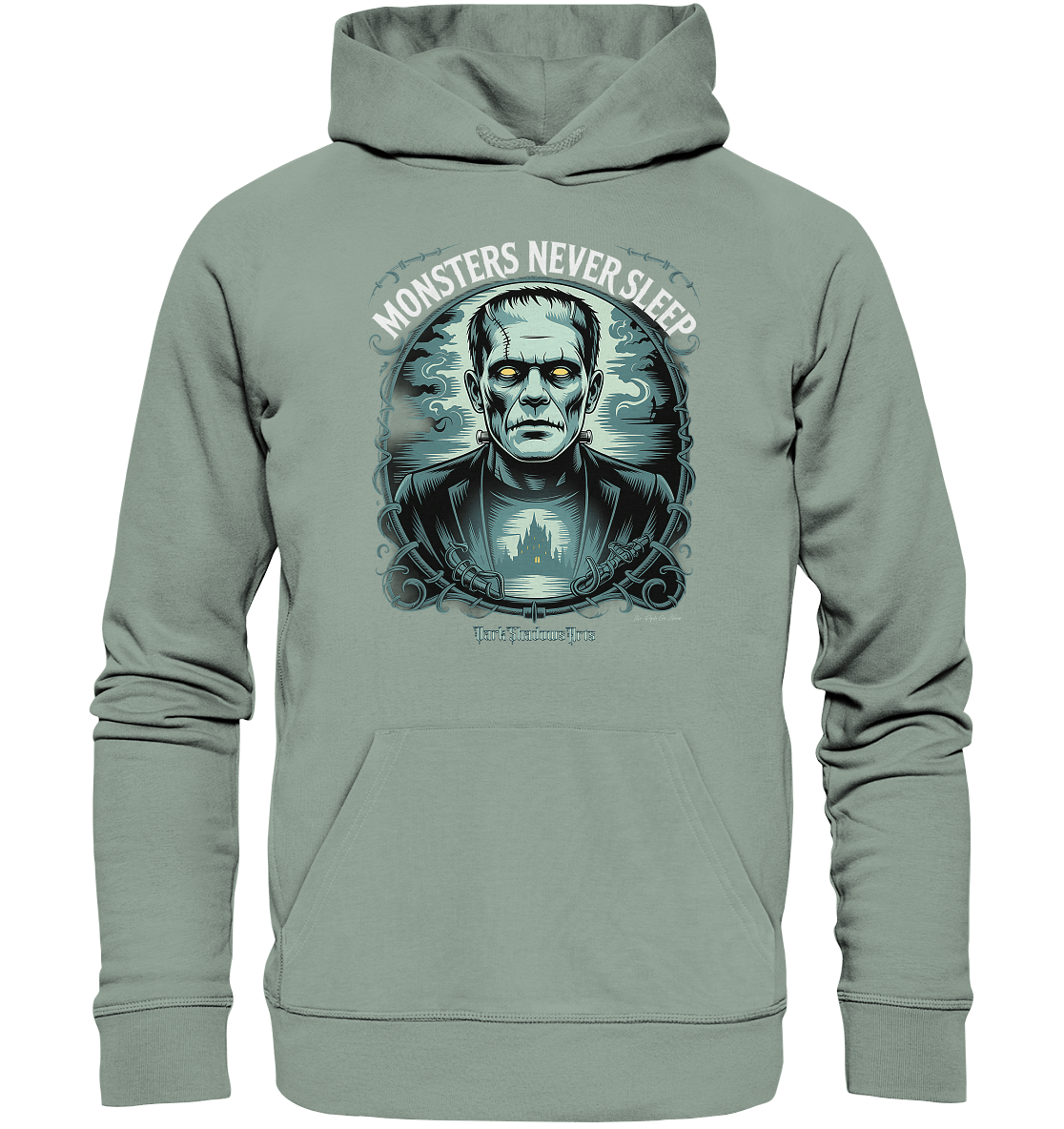 Monsters Never Sleep – Die Ewigkeit der Angst - Organic Hoodie | Hoodies | Dark Shadows Arts