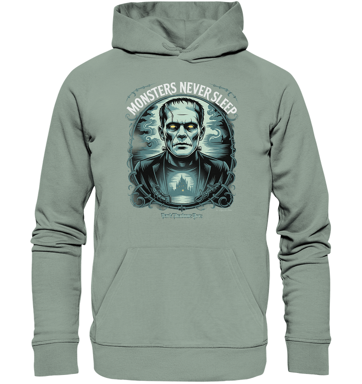 Monsters Never Sleep – Die Ewigkeit der Angst - Organic Hoodie | Hoodies | Dark Shadows Arts