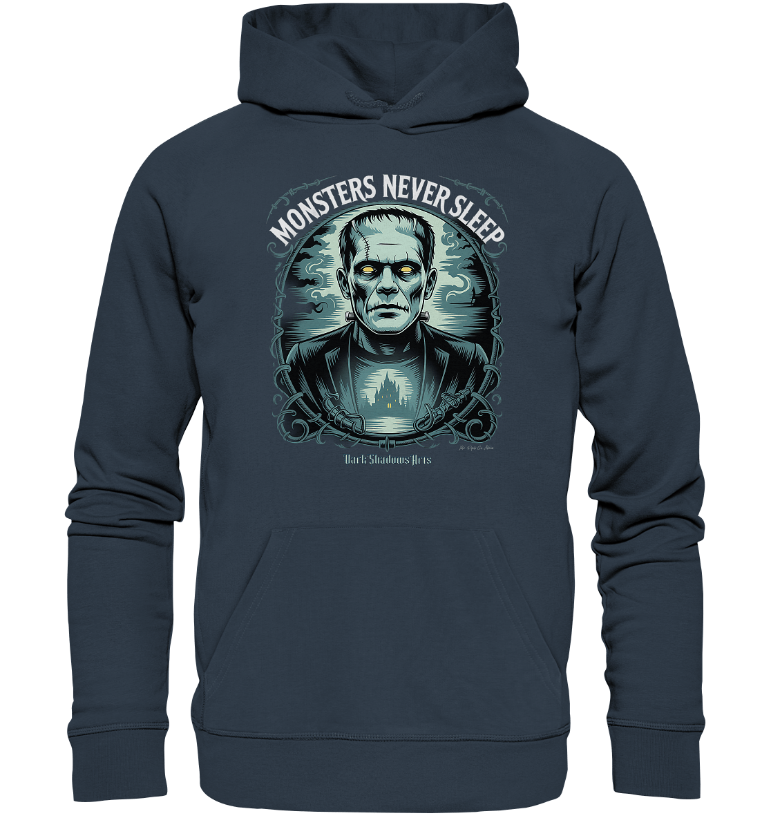 Monsters Never Sleep – Die Ewigkeit der Angst - Organic Hoodie | Hoodies | Dark Shadows Arts