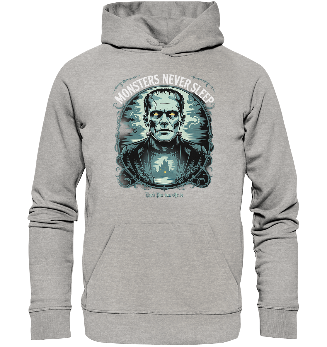 Monsters Never Sleep – Die Ewigkeit der Angst - Organic Hoodie | Hoodies | Dark Shadows Arts