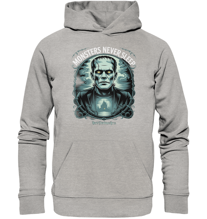 Monsters Never Sleep – Die Ewigkeit der Angst - Organic Hoodie | Hoodies | Dark Shadows Arts