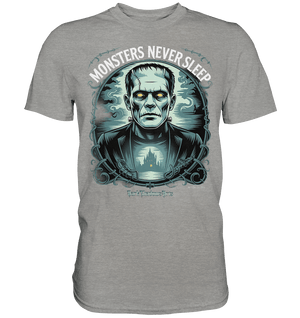 Monsters Never Sleep – Die Ewigkeit der Angst - Premium Shirt | Unisex - Shirts | Dark Shadows Arts