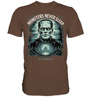 Monsters Never Sleep – Die Ewigkeit der Angst - Premium Shirt | Unisex - Shirts | Dark Shadows Arts