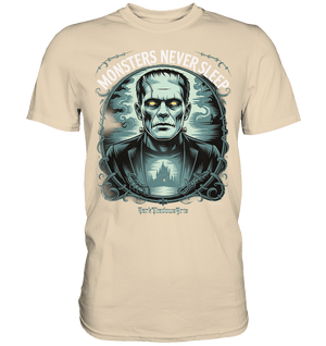 Monsters Never Sleep – Die Ewigkeit der Angst - Premium Shirt | Unisex - Shirts | Dark Shadows Arts
