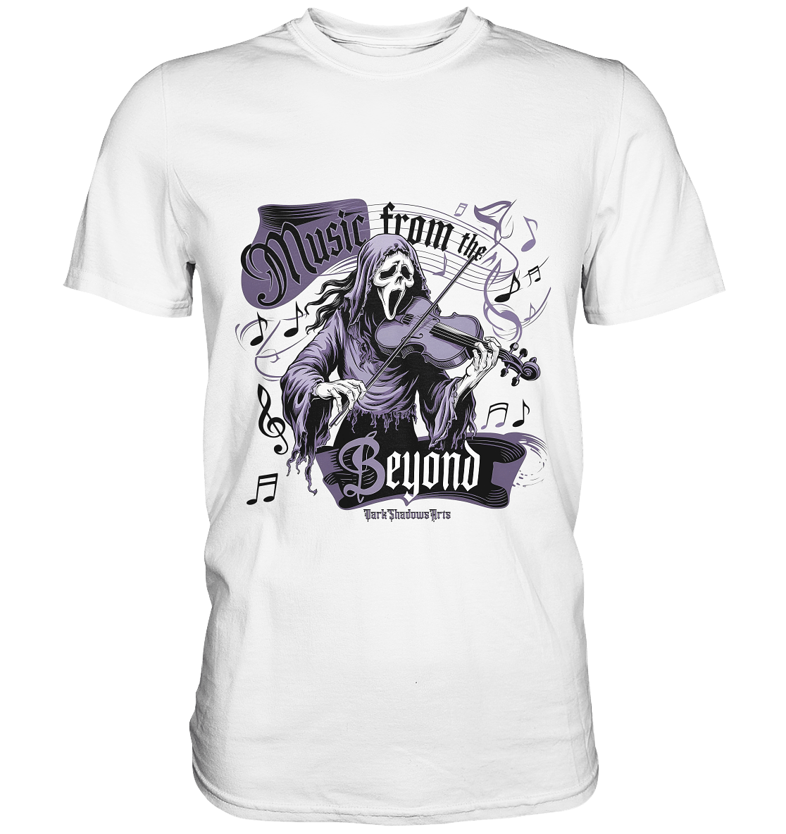 Music from the Beyond: Dunkle Melodien aus der Anderswelt - Premium Shirt | Unisex - Shirts | Dark Shadows Arts