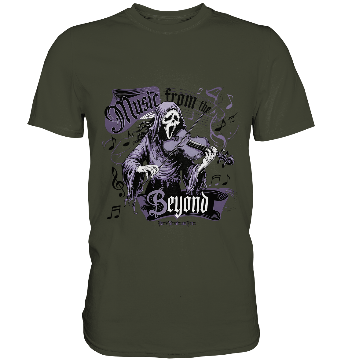 Music from the Beyond: Dunkle Melodien aus der Anderswelt - Premium Shirt | Unisex - Shirts | Dark Shadows Arts