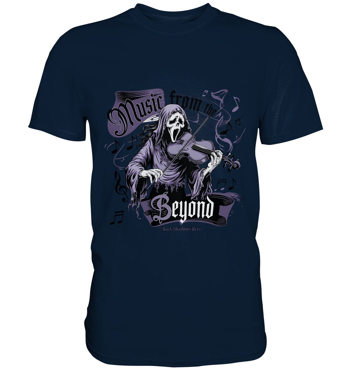 Music from the Beyond: Dunkle Melodien aus der Anderswelt - Premium Shirt | Unisex - Shirts | Dark Shadows Arts