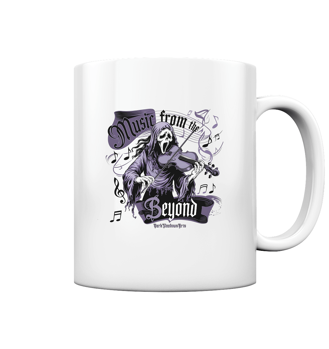 Music from the Beyond: Dunkle Melodien aus der Anderswelt - Tasse glossy | Trinkgefäße | Dark Shadows Arts