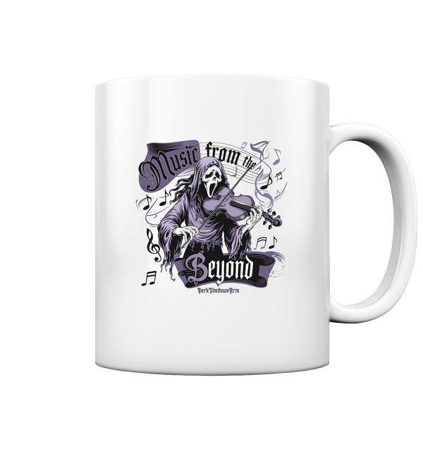 Music from the Beyond: Dunkle Melodien aus der Anderswelt - Tasse glossy | Trinkgefäße | Dark Shadows Arts