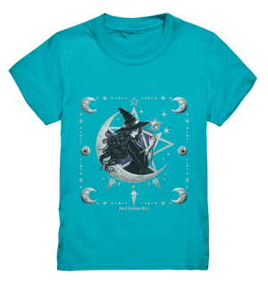 Mystische Hexe im Halbmond Magische Sternennacht - Kids Premium Shirt | Kids & Babys | Dark Shadows Arts