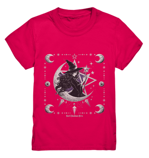 Mystische Hexe im Halbmond Magische Sternennacht - Kids Premium Shirt | Kids & Babys | Dark Shadows Arts