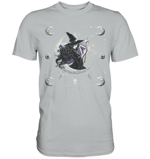 Mystische Hexe im Halbmond Magische Sternennacht - Premium Shirt | Unisex - Shirts | Dark Shadows Arts