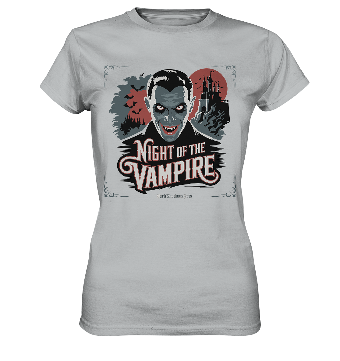 Night of the Vampire - Ladies Premium Shirt | Lady - Shirts | Dark Shadows Arts