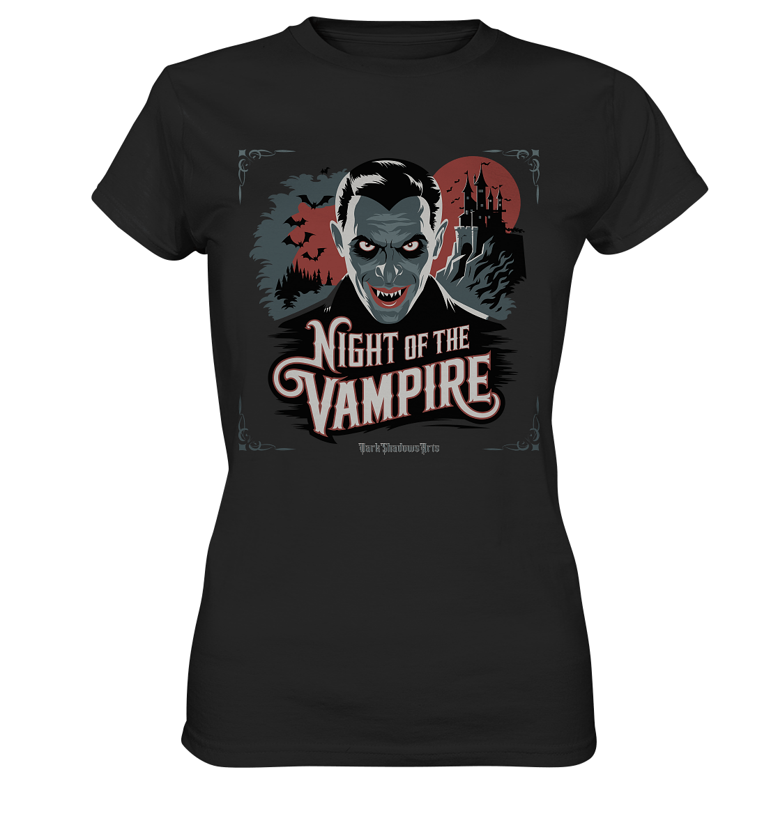 Night of the Vampire - Ladies Premium Shirt | Lady - Shirts | Dark Shadows Arts
