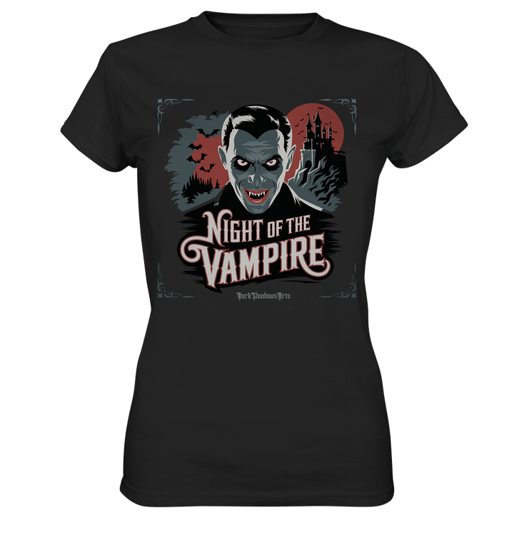 Night of the Vampire - Ladies Premium Shirt | Lady - Shirts | Dark Shadows Arts