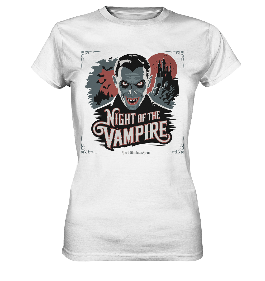 Night of the Vampire - Ladies Premium Shirt | Lady - Shirts | Dark Shadows Arts