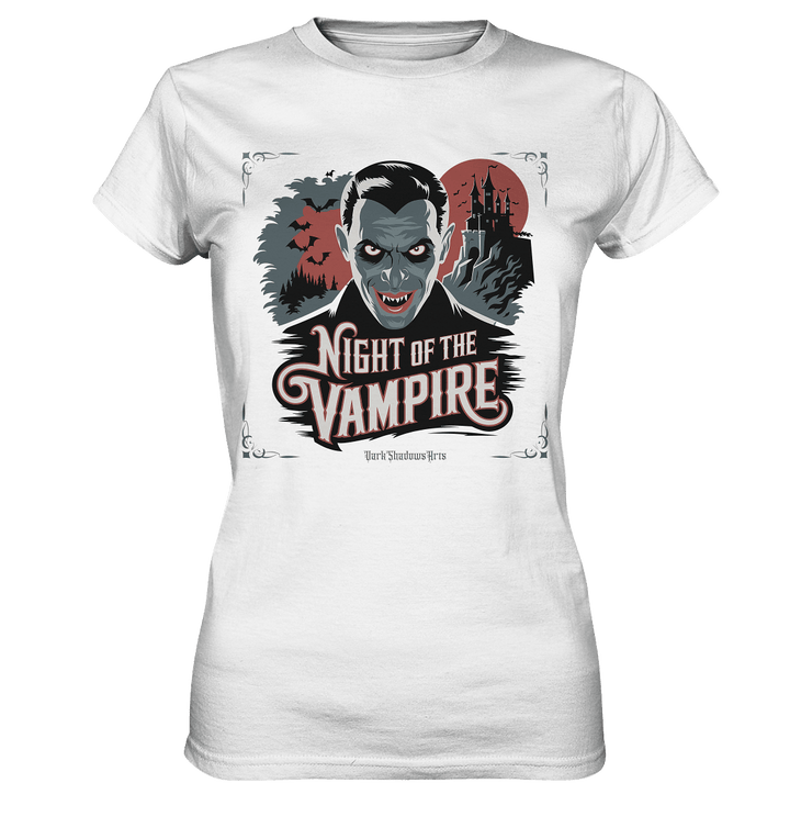 Night of the Vampire - Ladies Premium Shirt | Lady - Shirts | Dark Shadows Arts