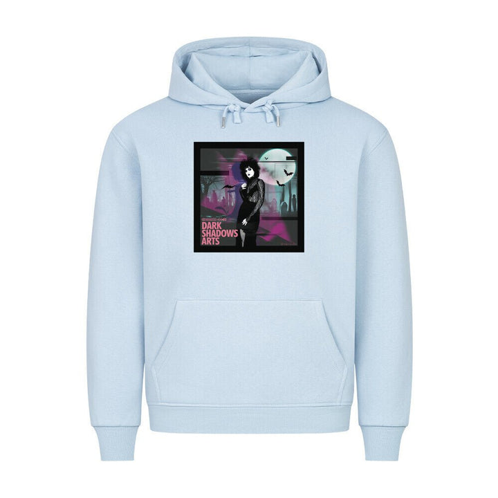 Night Queen – Gothic Eleganz im VHS - Glitch - HigherBlanks Premium Hoodie | Hoodie | Dark Shadows Arts