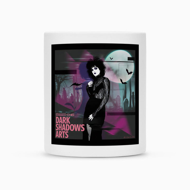Night Queen – Gothic Eleganz im VHS - Glitch - Tasse | Mug | Dark Shadows Arts