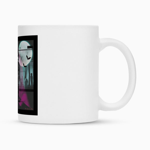 Night Queen – Gothic Eleganz im VHS - Glitch - Tasse | Mug | Dark Shadows Arts