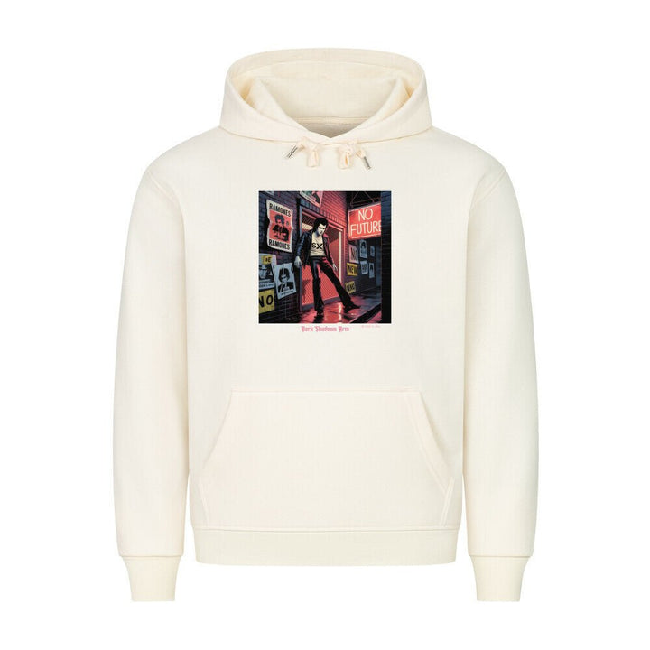 No Future Alley – Punk im Neonregen - HigherBlanks Premium Hoodie | Hoodie | Dark Shadows Arts