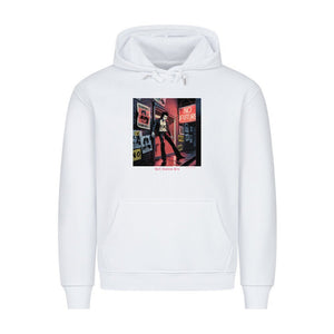 No Future Alley – Punk im Neonregen - HigherBlanks Premium Hoodie | Hoodie | Dark Shadows Arts