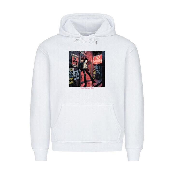 No Future Alley – Punk im Neonregen - HigherBlanks Premium Hoodie | Hoodie | Dark Shadows Arts
