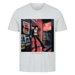 No Future Alley – Punk im Neonregen - HigherBlanks Premium T-Shirt | T-Shirt | Dark Shadows Arts