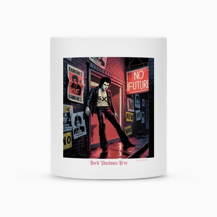 No Future Alley – Punk im Neonregen - Tasse | Mug | Dark Shadows Arts