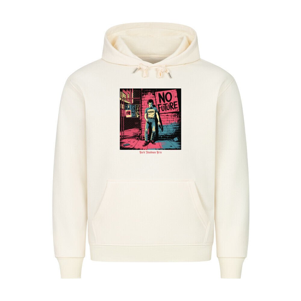 No Future – Rebellion in Rot & Beton - HigherBlanks Premium Hoodie | Hoodie | Dark Shadows Arts