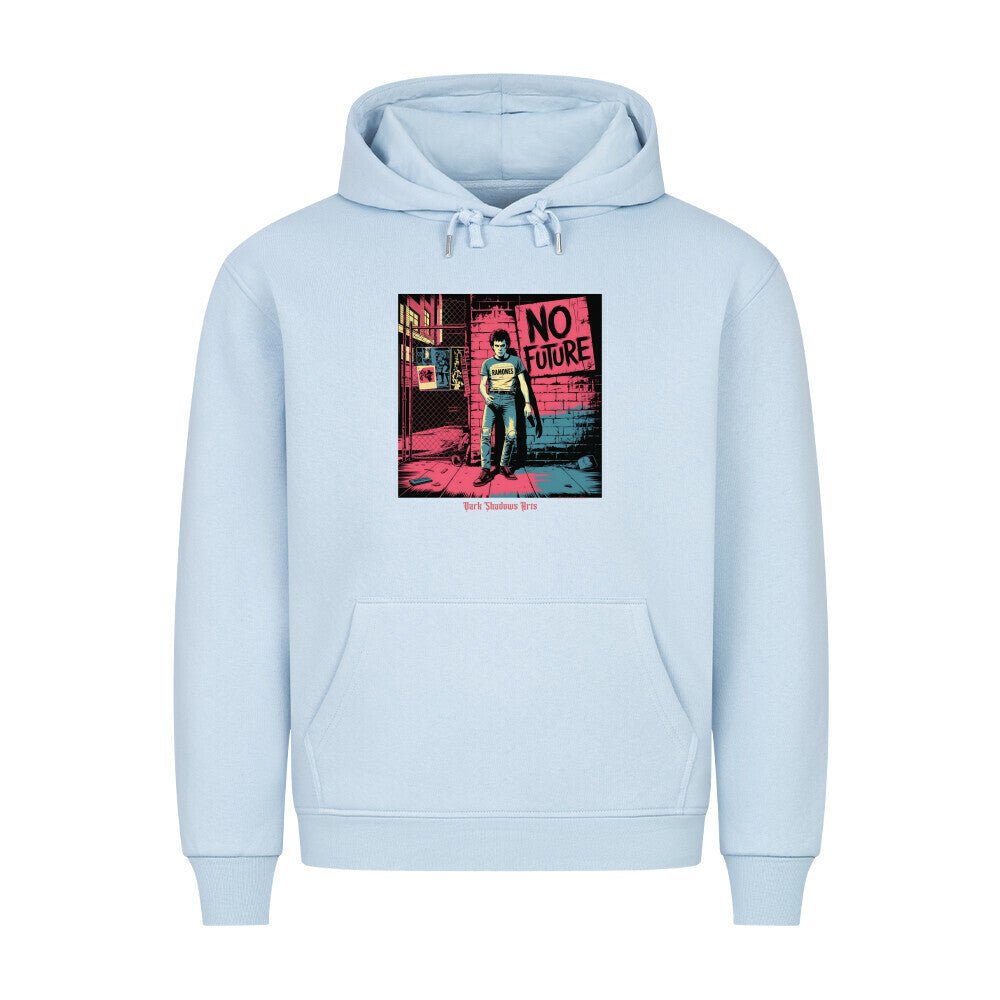 No Future – Rebellion in Rot & Beton - HigherBlanks Premium Hoodie | Hoodie | Dark Shadows Arts