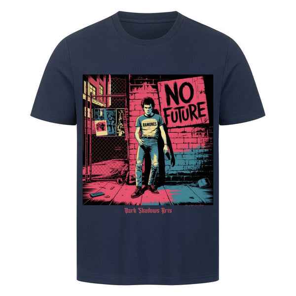 No Future – Rebellion in Rot & Beton - HigherBlanks Premium T-Shirt | T-Shirt | Dark Shadows Arts