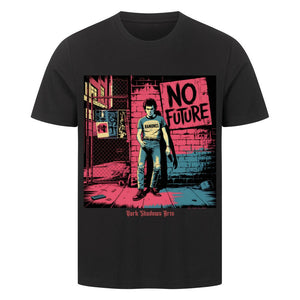 No Future – Rebellion in Rot & Beton - HigherBlanks Premium T-Shirt | T-Shirt | Dark Shadows Arts