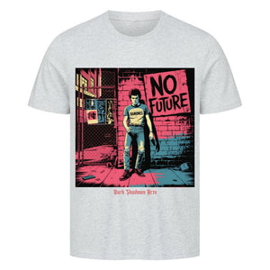 No Future – Rebellion in Rot & Beton - HigherBlanks Premium T-Shirt | T-Shirt | Dark Shadows Arts
