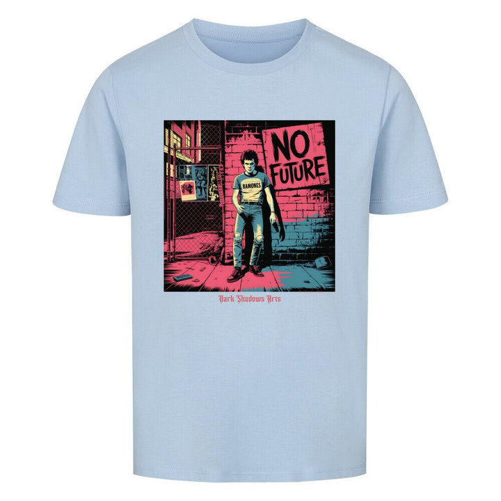 No Future – Rebellion in Rot & Beton - Premium Organic Shirt Kids | T-Shirt | Dark Shadows Arts