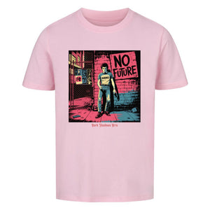 No Future – Rebellion in Rot & Beton - Premium Organic Shirt Kids | T-Shirt | Dark Shadows Arts