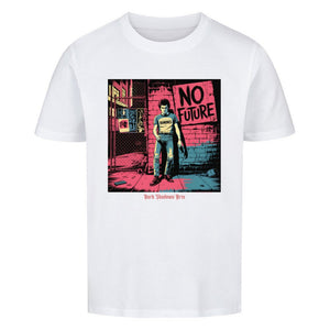 No Future – Rebellion in Rot & Beton - Premium Organic Shirt Kids | T-Shirt | Dark Shadows Arts