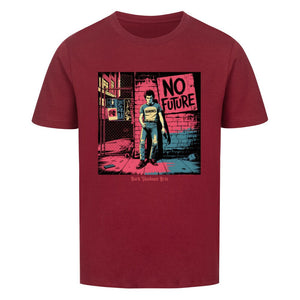 No Future – Rebellion in Rot & Beton - Premium Organic Shirt Kids | T-Shirt | Dark Shadows Arts