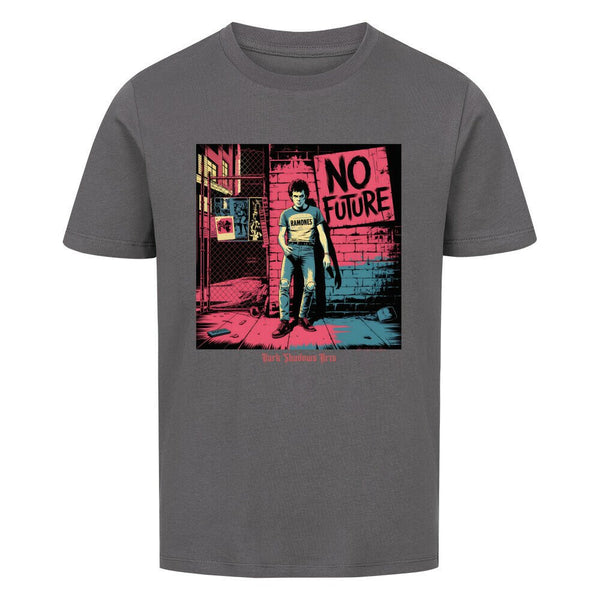 No Future – Rebellion in Rot & Beton - Premium Organic Shirt Kids | T-Shirt | Dark Shadows Arts