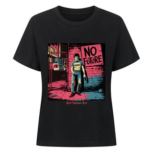 No Future – Rebellion in Rot & Beton - Premium Organic Shirt Women | T-Shirt | Dark Shadows Arts