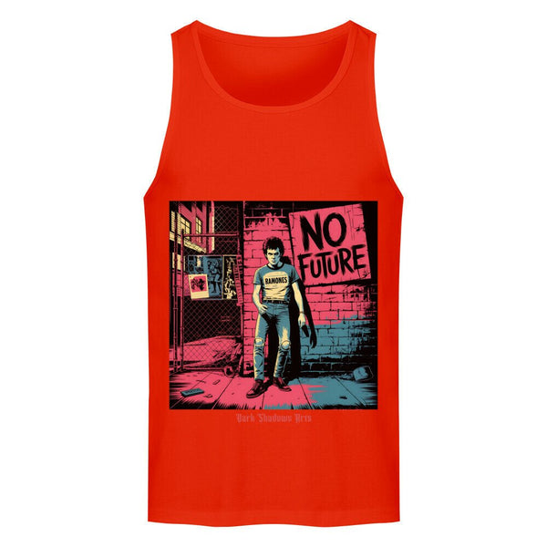 No Future – Rebellion in Rot & Beton - Premium Organic Tanktop | T-Shirt | Dark Shadows Arts