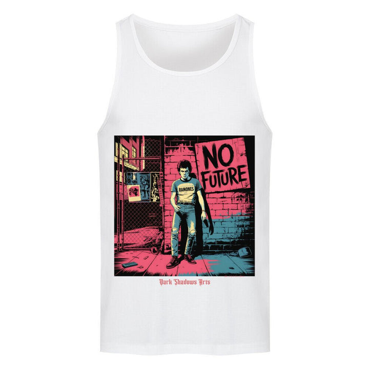 No Future – Rebellion in Rot & Beton - Premium Organic Tanktop | T-Shirt | Dark Shadows Arts