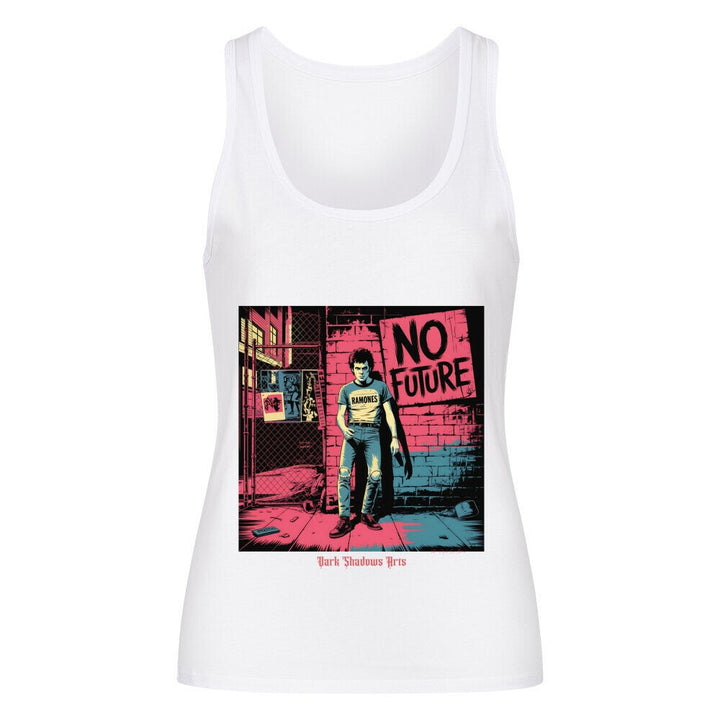 No Future – Rebellion in Rot & Beton - Premium Organic Tanktop Women | T-Shirt | Dark Shadows Arts