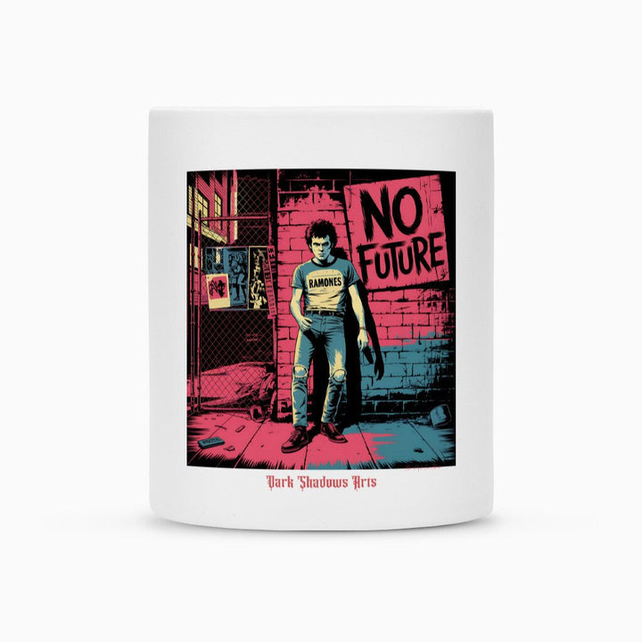 No Future – Rebellion in Rot & Beton - Tasse | Mug | Dark Shadows Arts