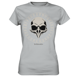 Nordic Raven Skull – Mystisches Design für Fans nordischer Ästhetik - Ladies Premium Shirt | Lady - Shirts | Dark Shadows Arts